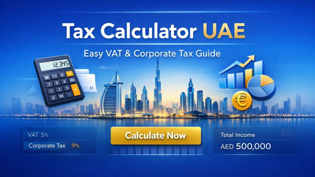 Tax calculator UAE for VAT and corporate tax calculation